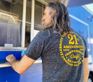 21st Amendment garage shirt onyx food truck
