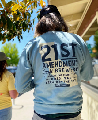 21st Amendment state crewneck back
