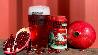 21st Amendment Brewery Hell or High Pomegranate American Fruit Beer