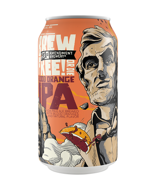 21st Amendment Brewery's Brew Free! or Die Blood Orange IPA 12oz Can