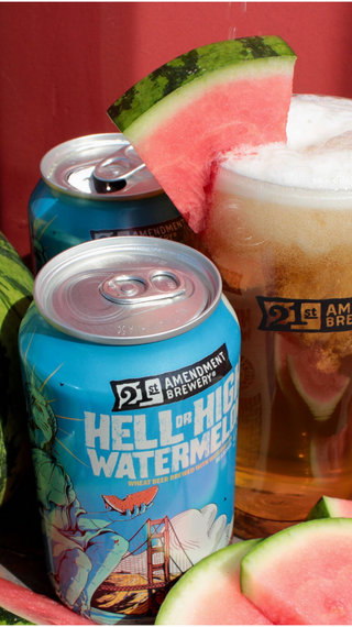 21st Amendment Brewery's Hell or High Watermelon Wheat Beer