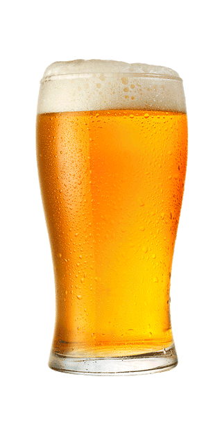 Tall Hat Imperial IPA in a Pint Glass - 9% ALC./VOL.
