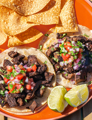 A photo of tacos from our Taproom in San Leandro, CA