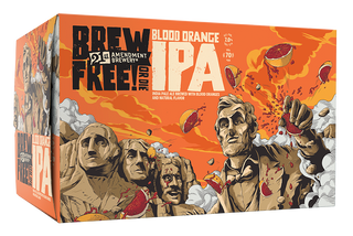 21st Amendment Brewery's Brew Free! or Die Blood Orange IPA 6 Pack