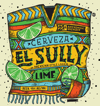 21st Amendment El Sully with Lime Can Art