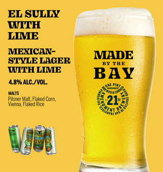 El Sully with Lime Made in the Bay - 4.8% ALC./VOL.