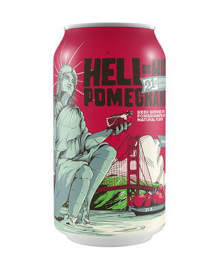 21st Amendment Brewery's Hell or High Pomegranate 12oz Can