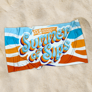 21st Amendment Summer of Sips Beach Towel